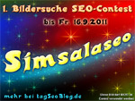 Das Logo zum Bildersuche-Seo-Contest simsalaseo